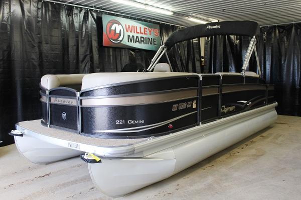 DELUXE PONTOON BOAT COVER Premier Boats Gemini 221 RE